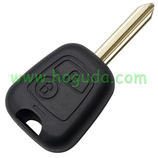 For Citroen 2 button remote key with Toy43 blade 433Mhz PCF7961 Chip