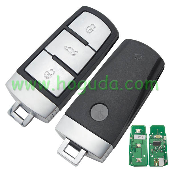 For VW Magotan 3  button remote key with ID48 chip before 2010 year 433Mhz 3C0959752BA