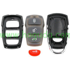 For Hyundai 3+1 button remote key shell