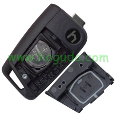 Original For VW golf MK7 3 Button remote control FCCID is 5G0959753BA with 433MHZ with ID48chip