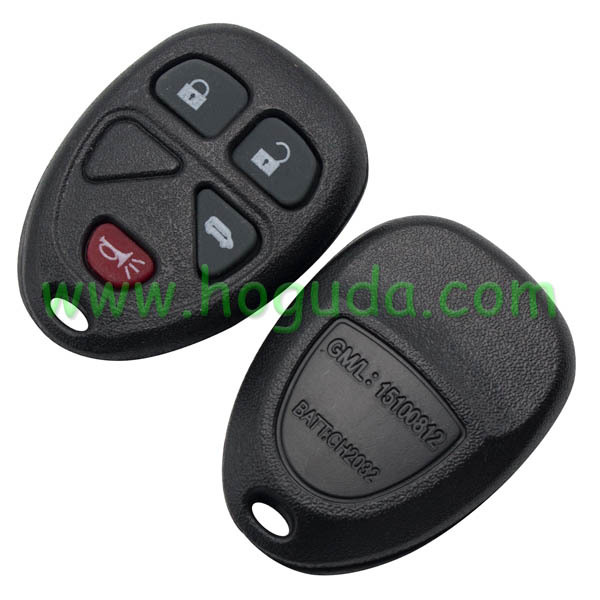 For Cadillac 3+1 button remote key blank Without Battery Place