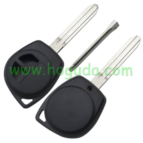 For Suzuki Swift 2 button remote key blank with Toy43 blade Wihout Logo