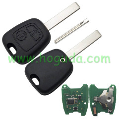 For Citroen 2 button remote key with 407 blade 433Mhz PCF7961 Chip