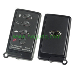 For Subaru 3+1 button remote key shell with blade