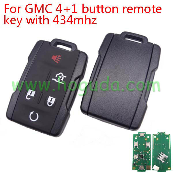 For GMC 4+1 button remote key with 434mhz