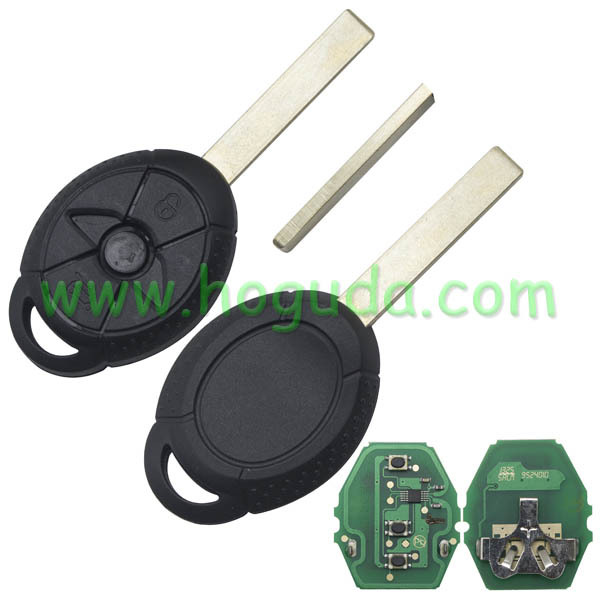 For BMW Mini  cooper EWS 3 button remote key with 434Mhz FCCID:LX8 FZV LX8FZV