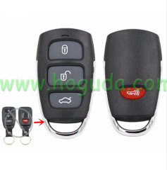 For Hyundai 3+1 button remote key shell