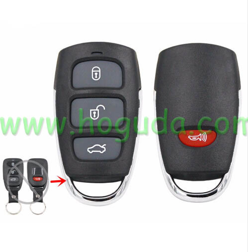 For Hyundai 3+1 button remote key shell