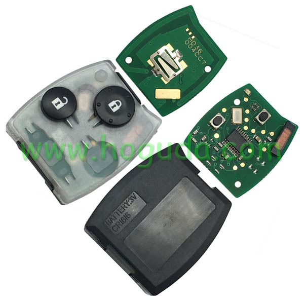 For Honda Civic 2 button remote key with PCF7961 315mhz