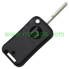 For Peugeot 2 button modified folding remote key blank with 407 HU83 Blade