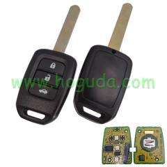 Original For Honda 3 button remote key with 433.92mhz