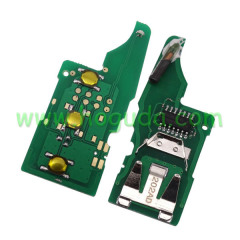 For VW 2 button remote key with 433mhz & ID48 glass chip 5KO959753AB / 5KO837202AD