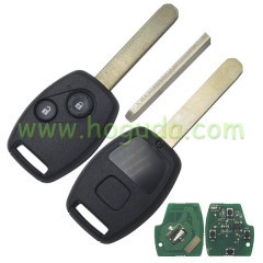 For Honda 2 button remote key with  433Mhz  2.4L CAR