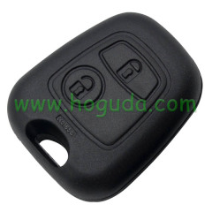 For Peugeot 2 button remote key case for 206 key blade（without key blade)