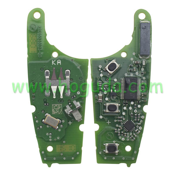 Original For Ford 3 button remote key with 433MHZ 4D63 80Bit chip