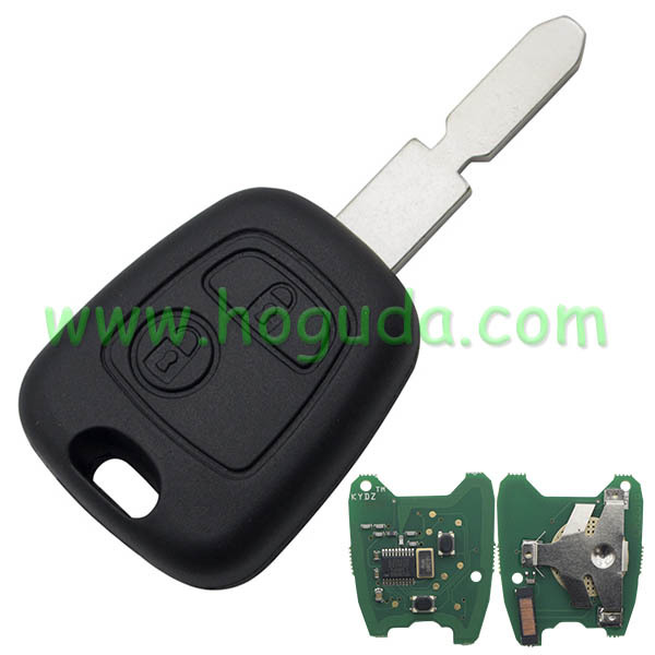For Citroen 2 button remote key with 406 blade 433Mhz PCF7961 Chip