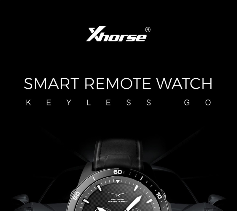 Xhorse Smart Remote Watch KeylessGo Wearable Super Car Key Black/Blue