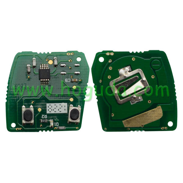 For Mitsubish 2 button remote key with  Right Blade 433MHZ  with ID46 chip