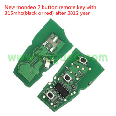 For New Mondeo 3 button flip remote key 433Mhz  After 2012 year