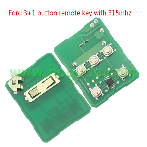 For Ford 3+1 button remote key with 315mhz