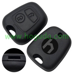 For Peugeot 2 button remote key case for 206 key blade（without key blade)