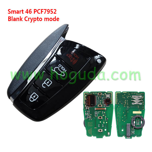 For Hyundai 3+1 button remote key 433Mhz  4D60+DST40