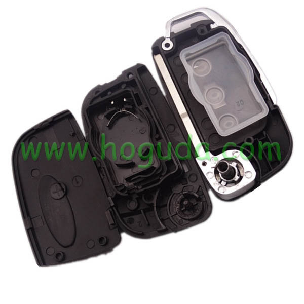 For Ford Focus 3 button Modified Flip Folding Remote Key with 433Mhz