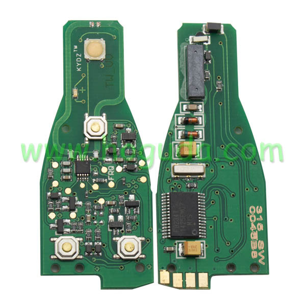For Benz 3 button remote key  with 433Mhz