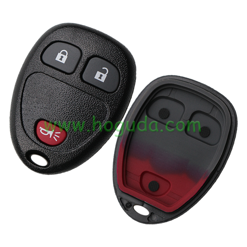 For GM 2+1 button remote key blank With Battery Place