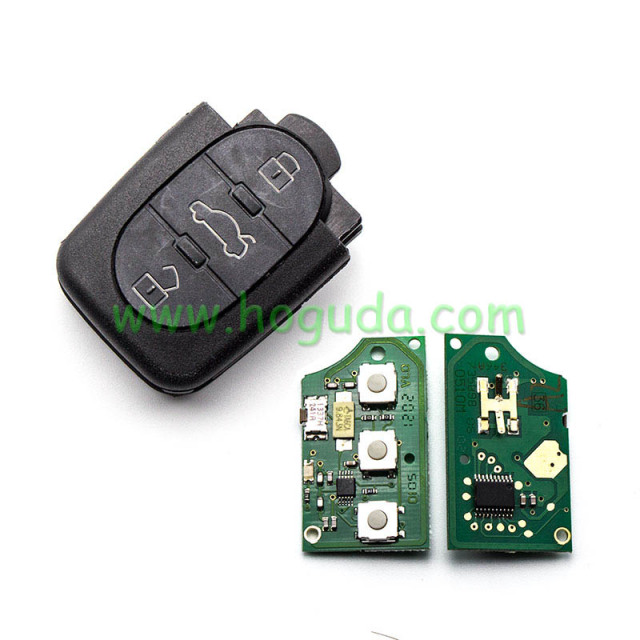 For Audi 3+1 button remote key with  big battery  434MHZ  the remote control model is 4D0 837 231 K 434MHZ