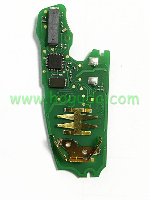 For original Audi  3 button remote key with ID48 chip 434mhz
