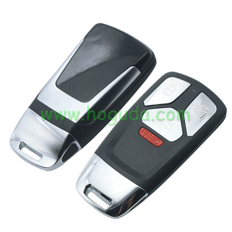 For Audi allroad  3+1 button  B9 Q5 Q7 TT TTS keyless remote key blank