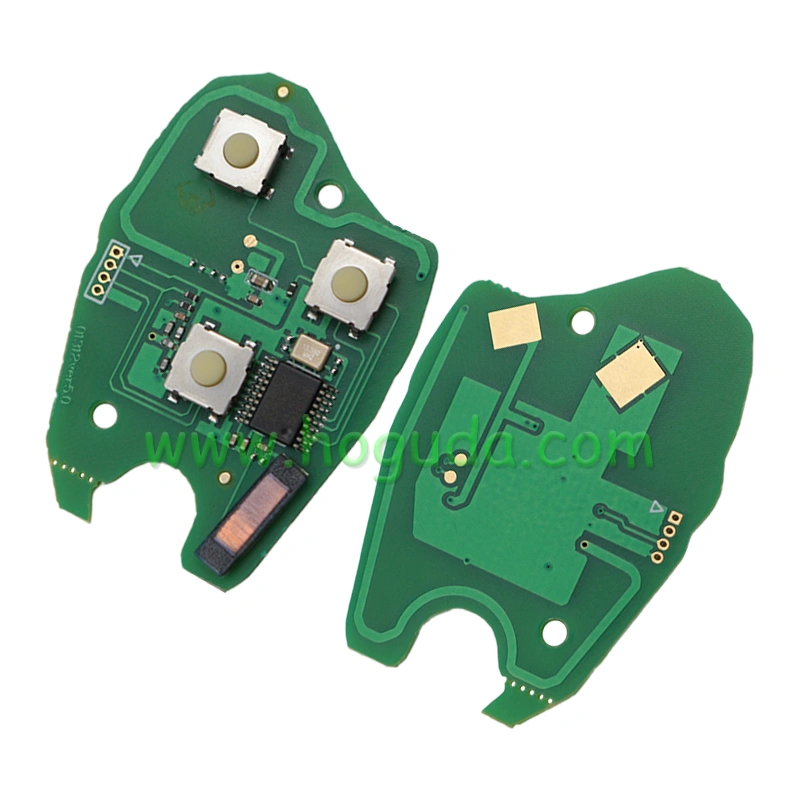 For Renault Clio3, For Kangoo, For Trafic 2 button remote key with 433Mhz and ID46 PCF7947  (after 2008 year)