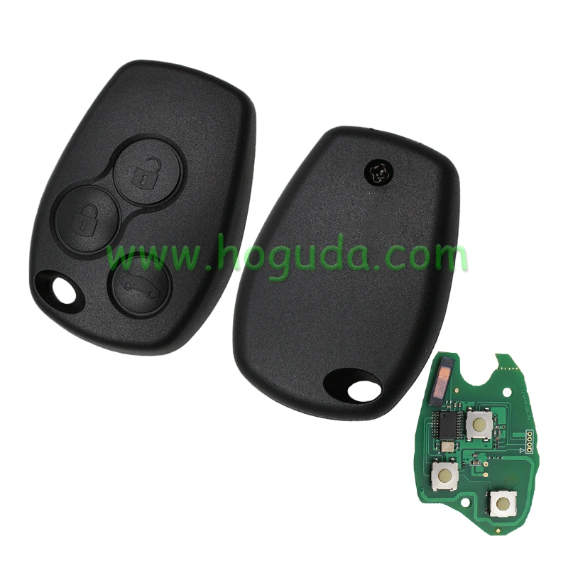 For Renault Clio3, For Kangoo, For Trafic 2 button remote key with 433Mhz and ID46 PCF7947  (after 2008 year)