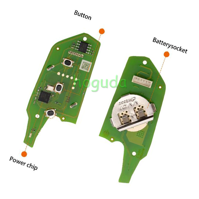 Xhorse  XKGA82EN XK Series Wired Remotes GA08 Style 3 Buttons for VVDI2 English version