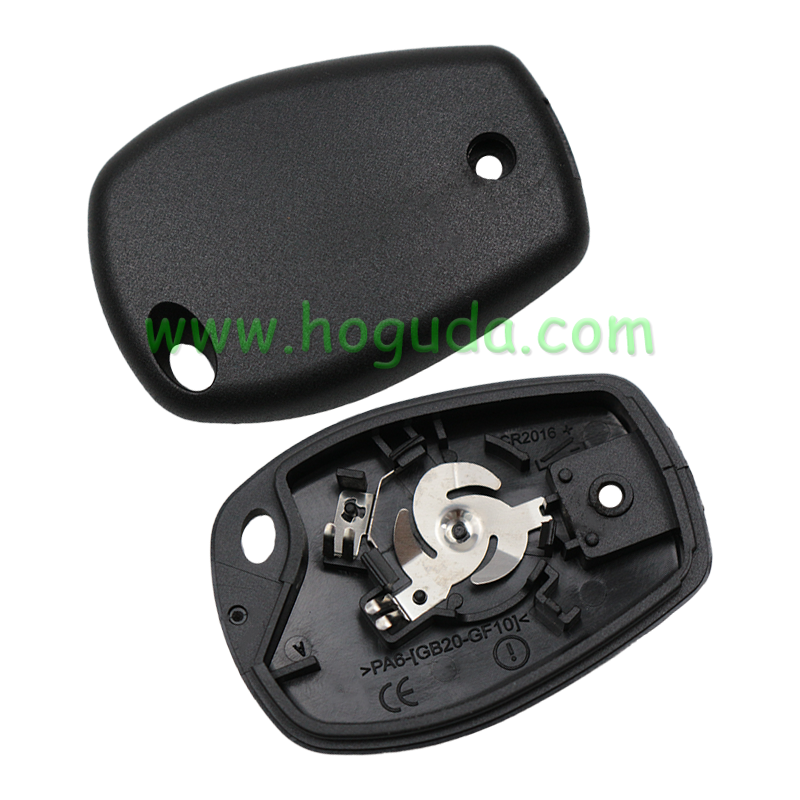 For Renault Clio3, For Kangoo, For Trafic 2 button remote key with 433Mhz and ID46 PCF7947  (after 2008 year)