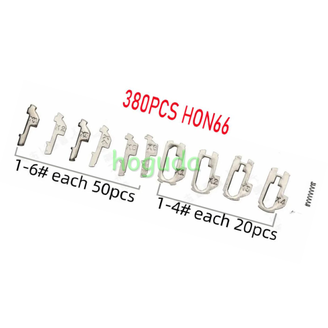 For Honda 380PCS HON66 Lock Reed Auto Lock Repair Accesories Locksmith Tool