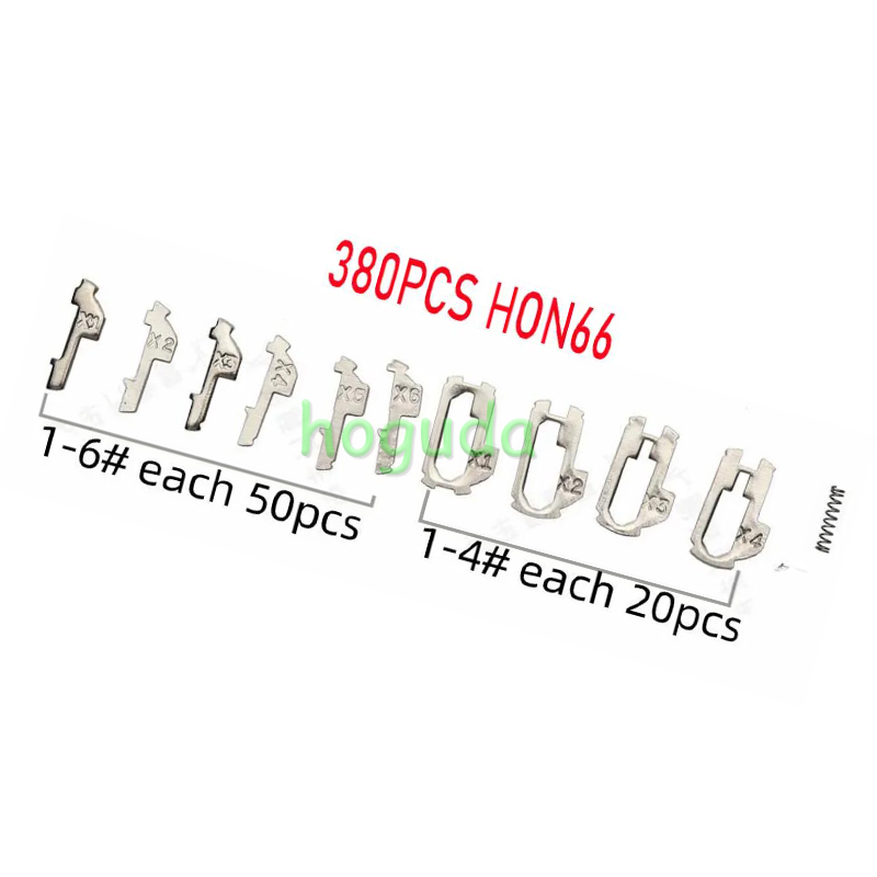 For Honda 380PCS HON66 Lock Reed Auto Lock Repair Accesories Locksmith Tool