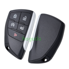 Cadillac CT4 CT5 4+1 button smart remote key with ID49 chip 434 Mhz  PN: 13538860 / YG0G20TB1
