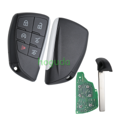 For Cadillac CT4 CT5 5+1 button smart remote key with ID49 chip 434 Mhz PN: 13538864 / YG0G20TB1