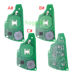 Cadillac CT4 CT5 4+1 button smart remote key with ID49 chip 434 Mhz  PN: 13538860 / YG0G20TB1