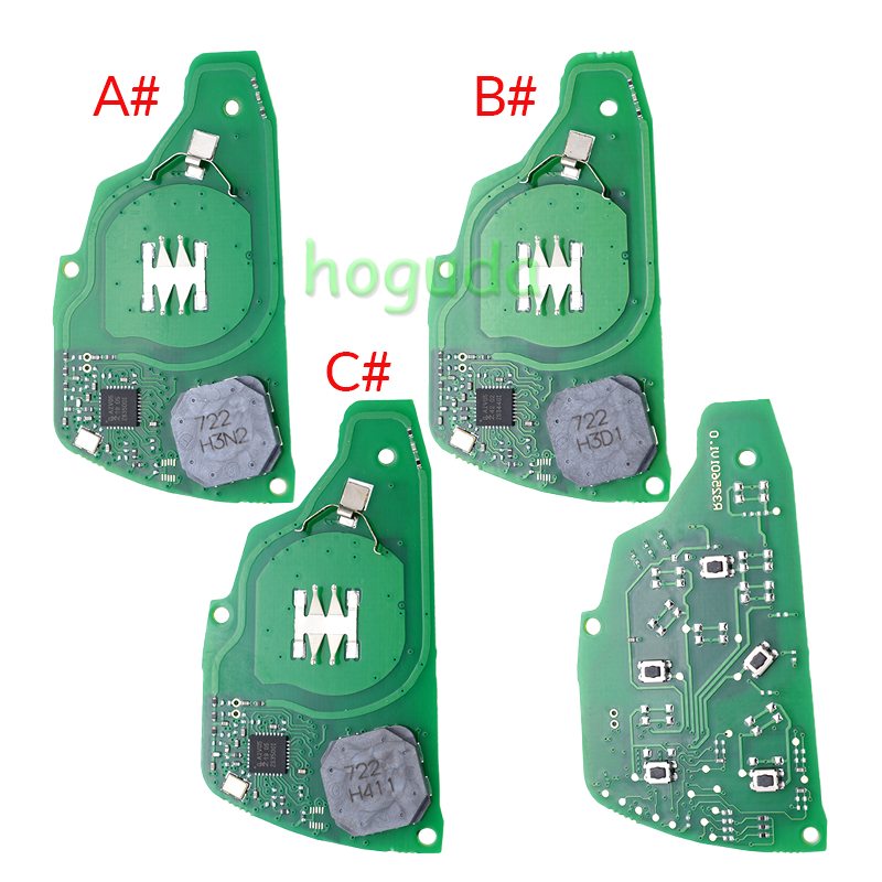 Cadillac CT4 CT5 4+1 button smart remote key with ID49 chip 434 Mhz  PN: 13538860 / YG0G20TB1