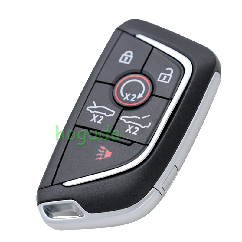 Cadillac Corvette C8 5+1 button smart remote key with ID49 chip 434 Mhz FCC ID: YG0G20TB1 P/N: 13538852, 13547762, 13554499