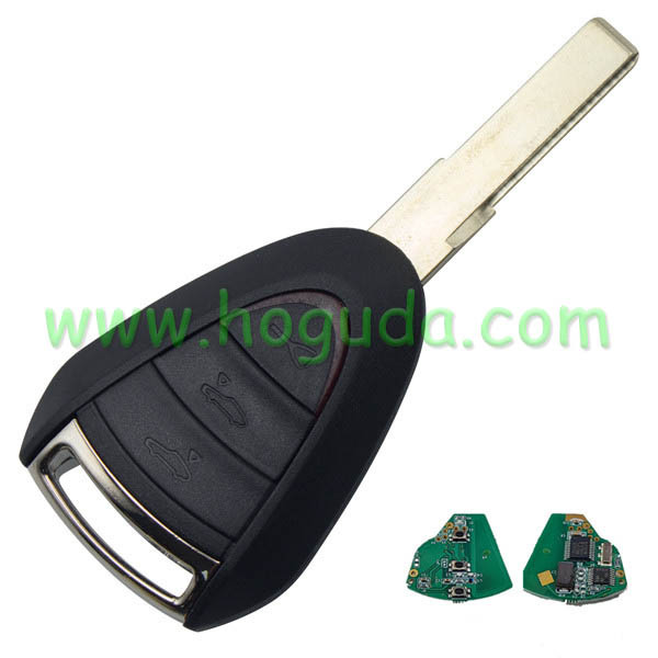 "For Porsche 3 button  remote key with ID46 Chip 433mhz"