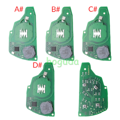 Cadillac CT4 CT5 +1 button smart remote key with ID49 chip 434 Mhz  PN: 13538860 / YG0G20TB1
