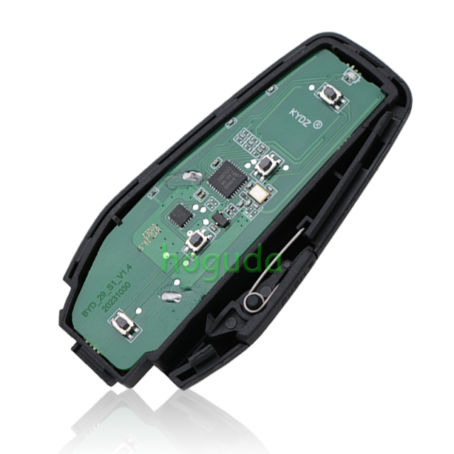 For 2021 BYD QIN PLUS 4 button remote key with 46E chip 433.62mhz FSK