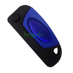 Honda Motorcycle key blank with right blade blue color