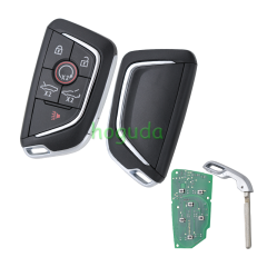 Cadillac Corvette C8 5+1 button smart remote key with ID49 chip 434 Mhz FCC ID: YG0G20TB1 P/N: 13538852, 13547762, 13554499