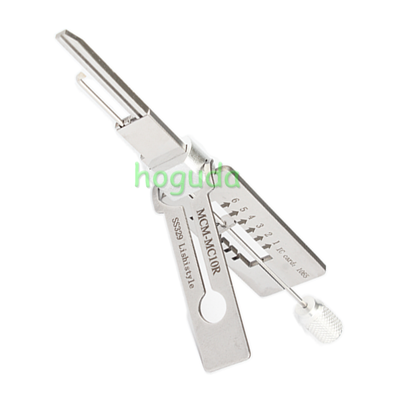 Lishi Tool MCM-MC10R SS329 lock pick lishi style lock pick and decoder locksmith tool Residential 2 in 1 tool used for Spain