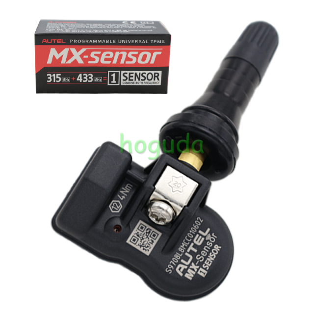 AUTEL MX Sensor 315MHz 433MHz 2 in 1 Universal TPMS Sensor Tire Pressure Monitoring System adaptor used with TS501 TS508WF
